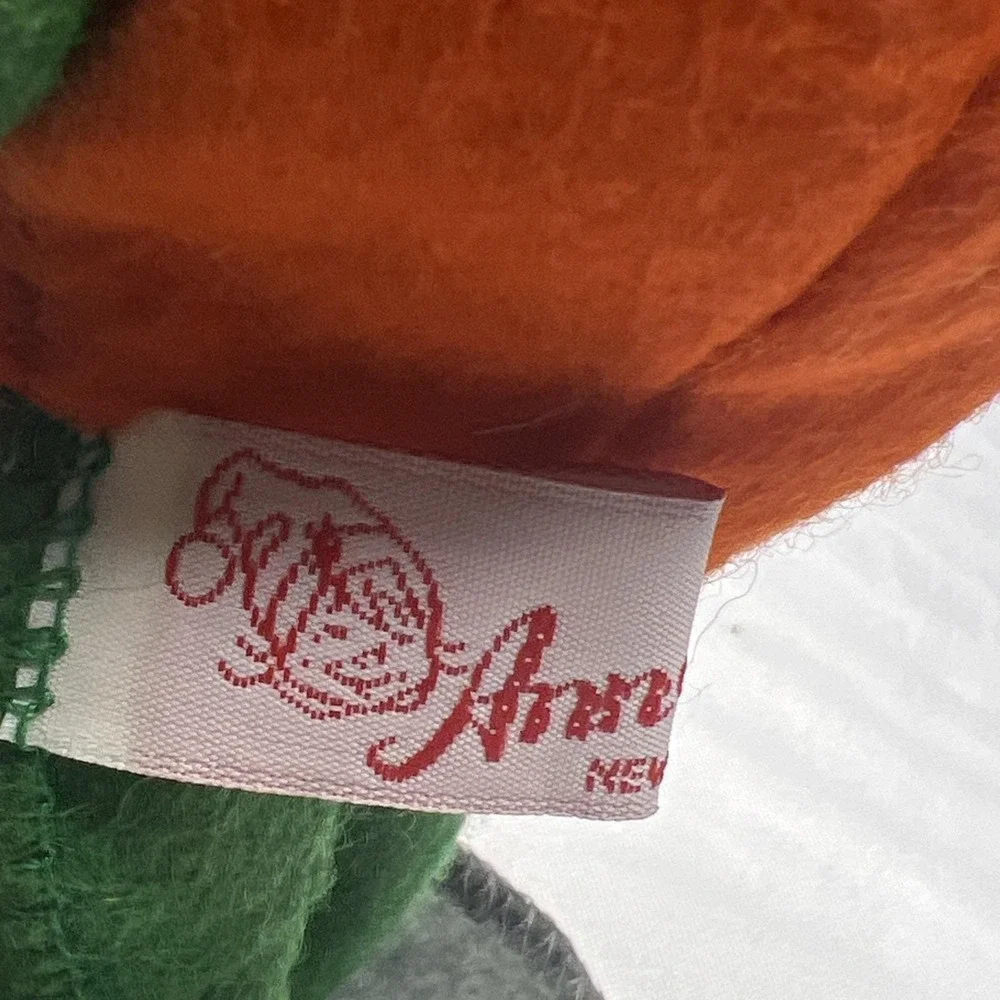 1990 Annalee Halloween Pumpkin Kid Doll Figure 7